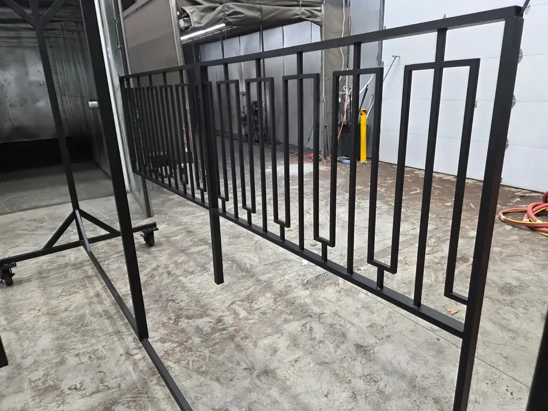 Custom metal fabrication project - railing system